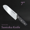 Wear Resistance Santoku Knife Kitchen / Cerasteel Chef Utility Knife