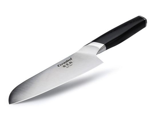 Strong Hardness 7 Inch Chef Knife , Ultra Sharp Ceramic Sushi Knife