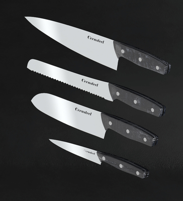 Cerasteel Sharp Kitchen Knives / Elegantly Shun Santoku Knife