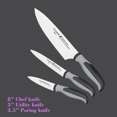 3" ,5", 8" Cerasteel Kitchen Knife Thickness Light Weight