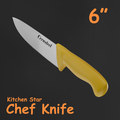 6" Chef Knife Powder Steel , Ultra Sharp Cooking Knife